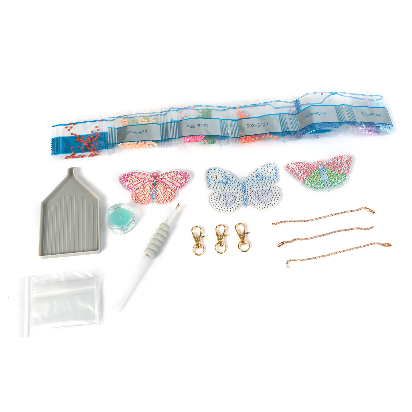 Diamond Art DIY Keychains - Butterfly