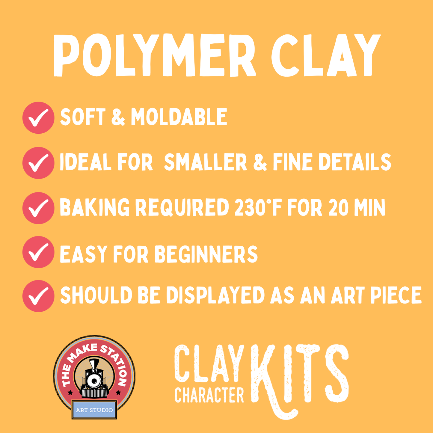 Axel the Axolotl DIY Polymer Clay Kit