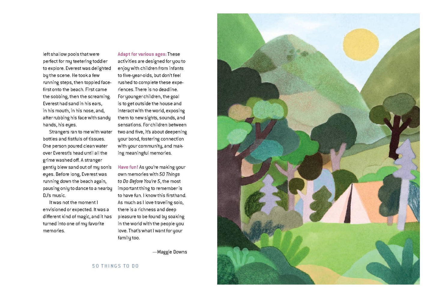 50 Things to Do Before You’re 5 - Journal