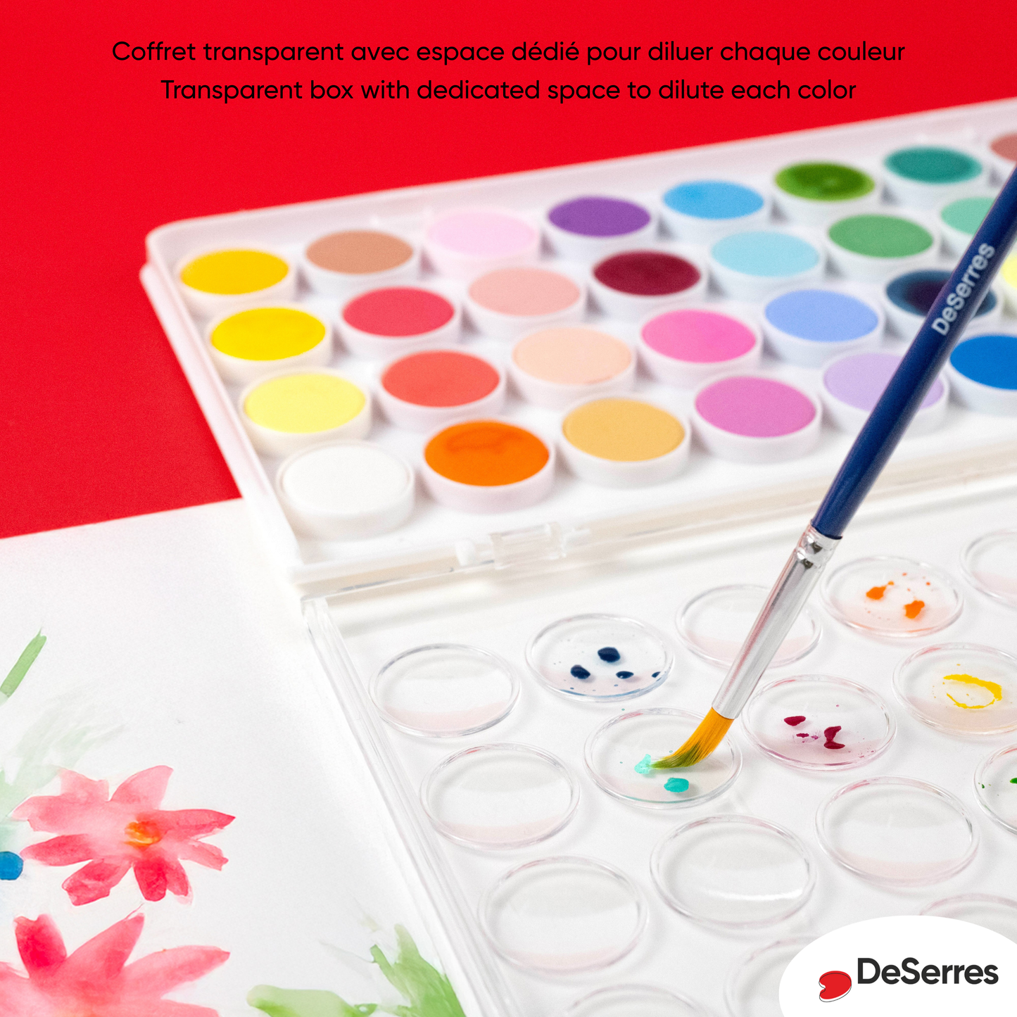 36 Colours Watercolour Set