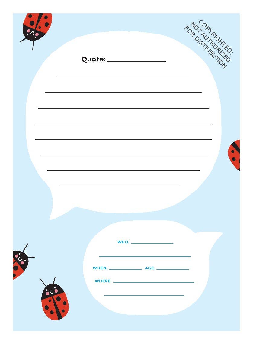 My Quotable Kid - Journal for Parents