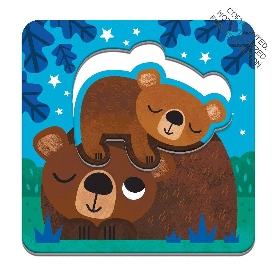 Forest Babies I Love You - Match-Up Puzzles
