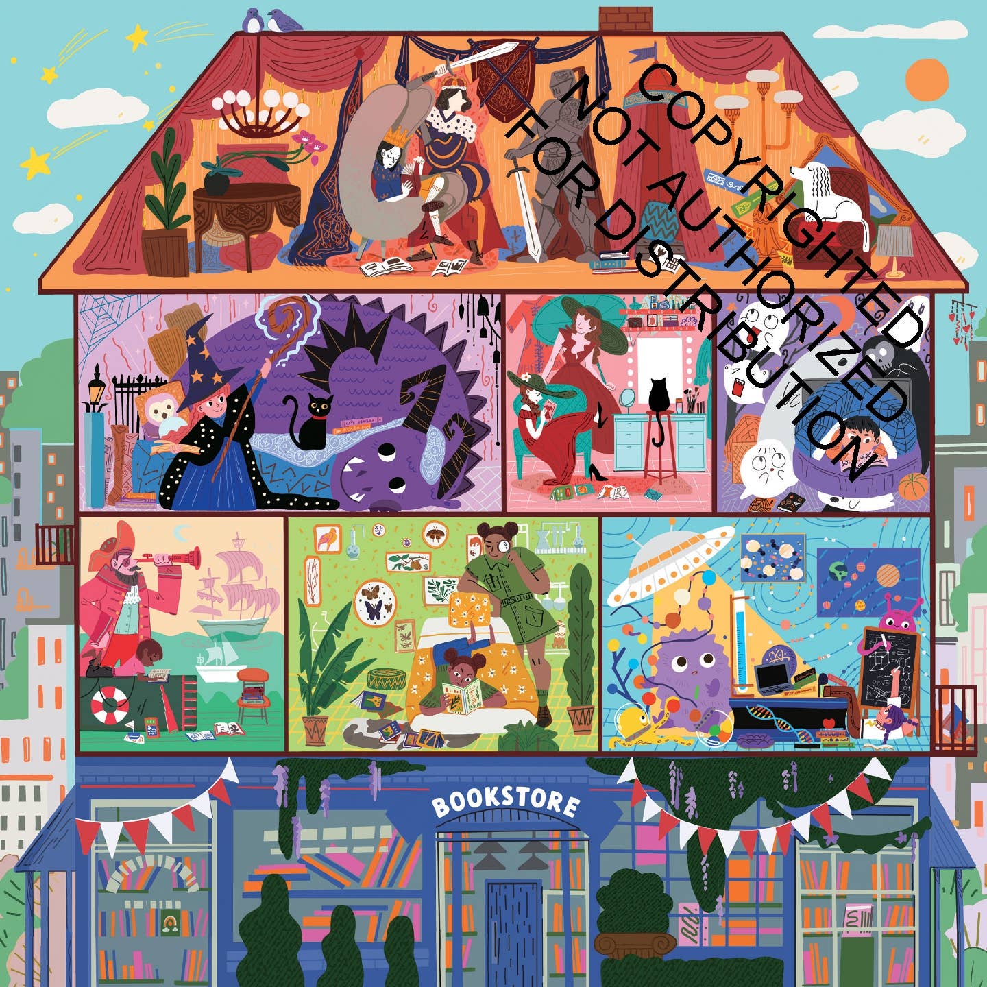 The Magic of Stories 500 Piece Family Puzzle