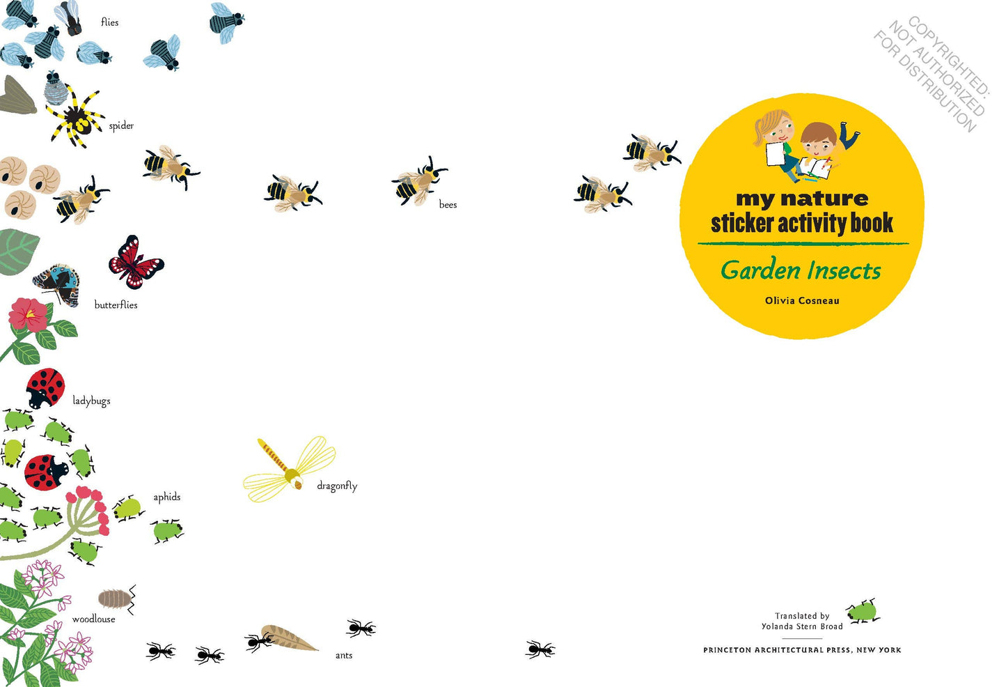 Garden Insects and Bugs Sticker Activity Book