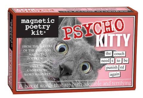 Psycho Kitty Magnetic Poetry Kit