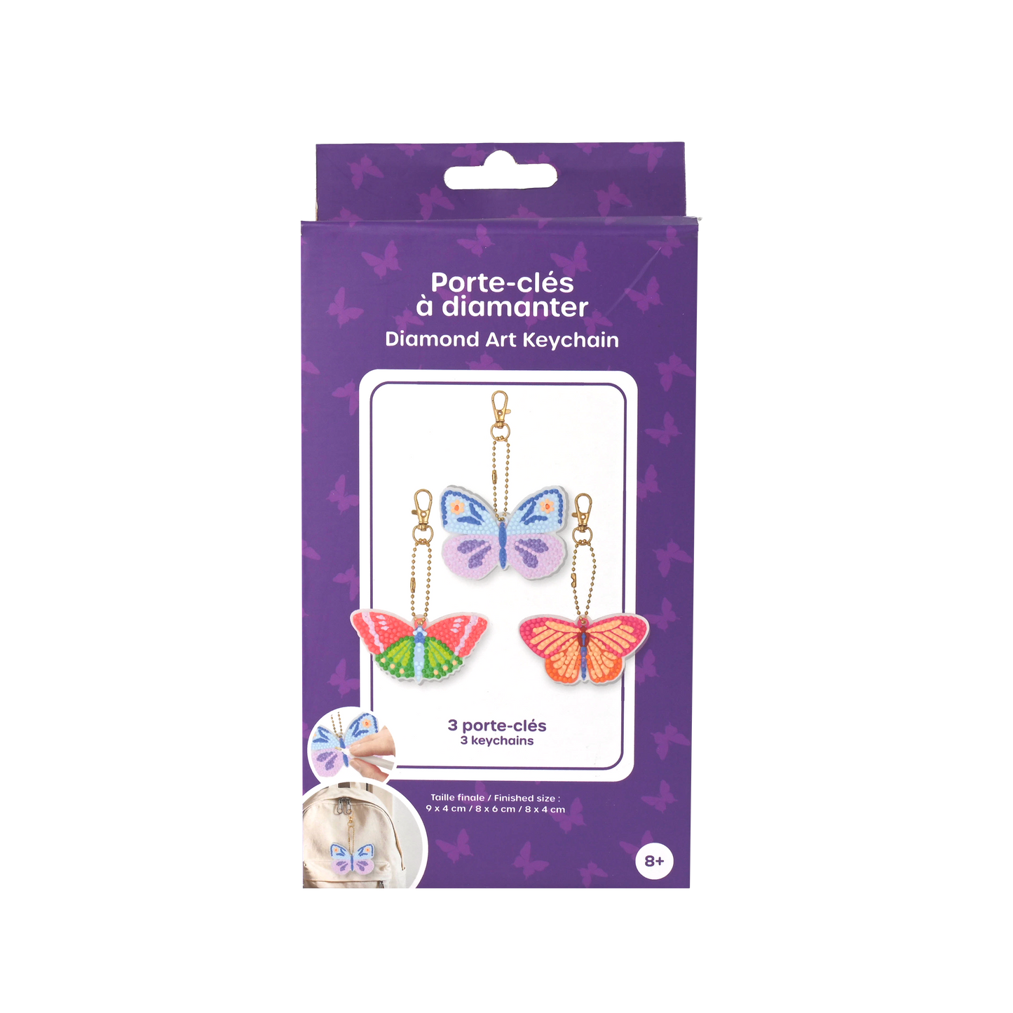 Diamond Art DIY Keychains - Butterfly