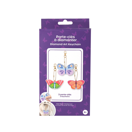 Diamond Art DIY Keychains - Butterfly