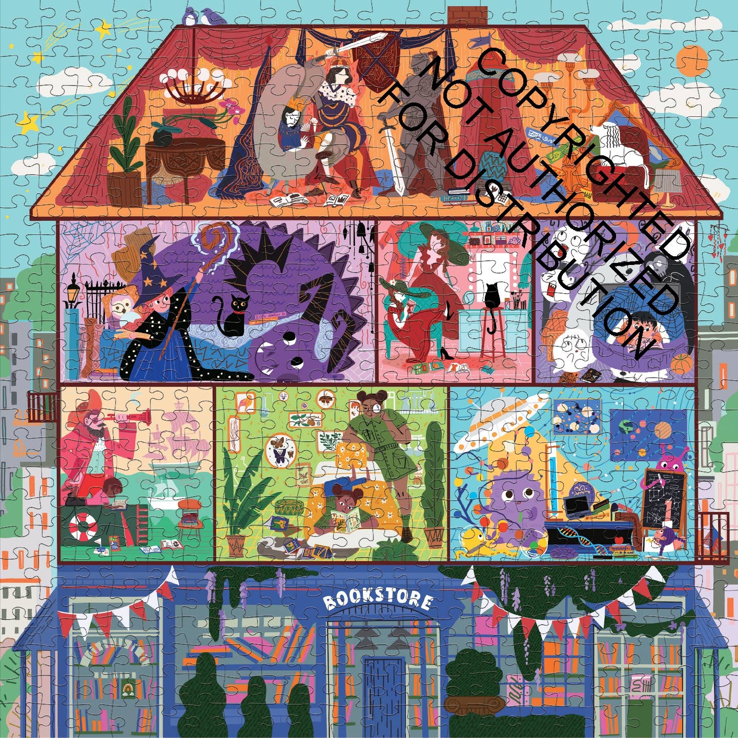The Magic of Stories 500 Piece Family Puzzle