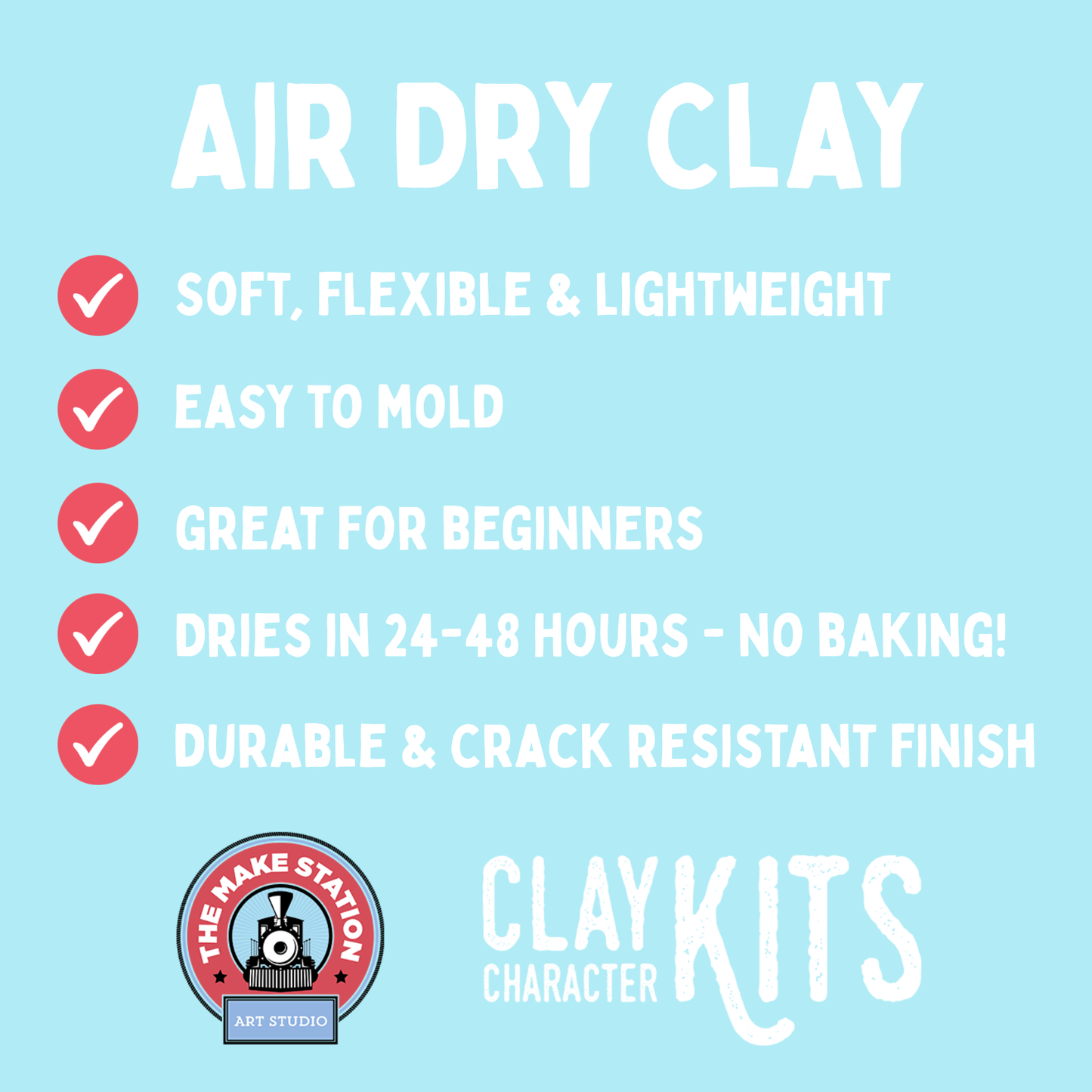 S'more Than A Feeling Air Dry Clay Kit |  Arts & Craft Kit