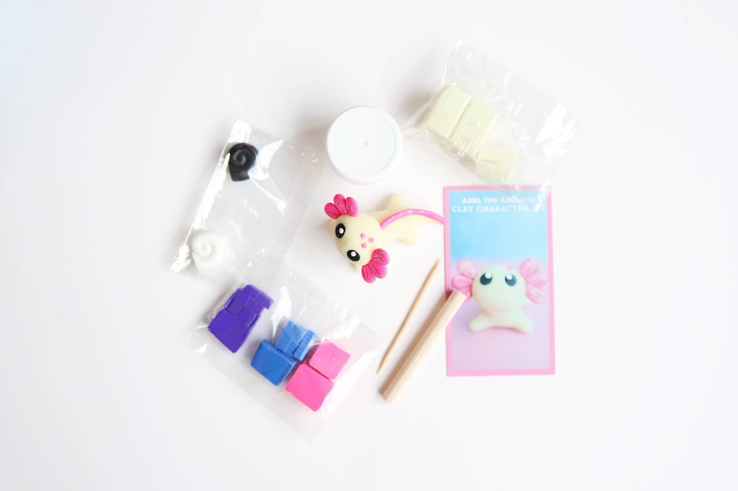 Axel the Axolotl DIY Polymer Clay Kit