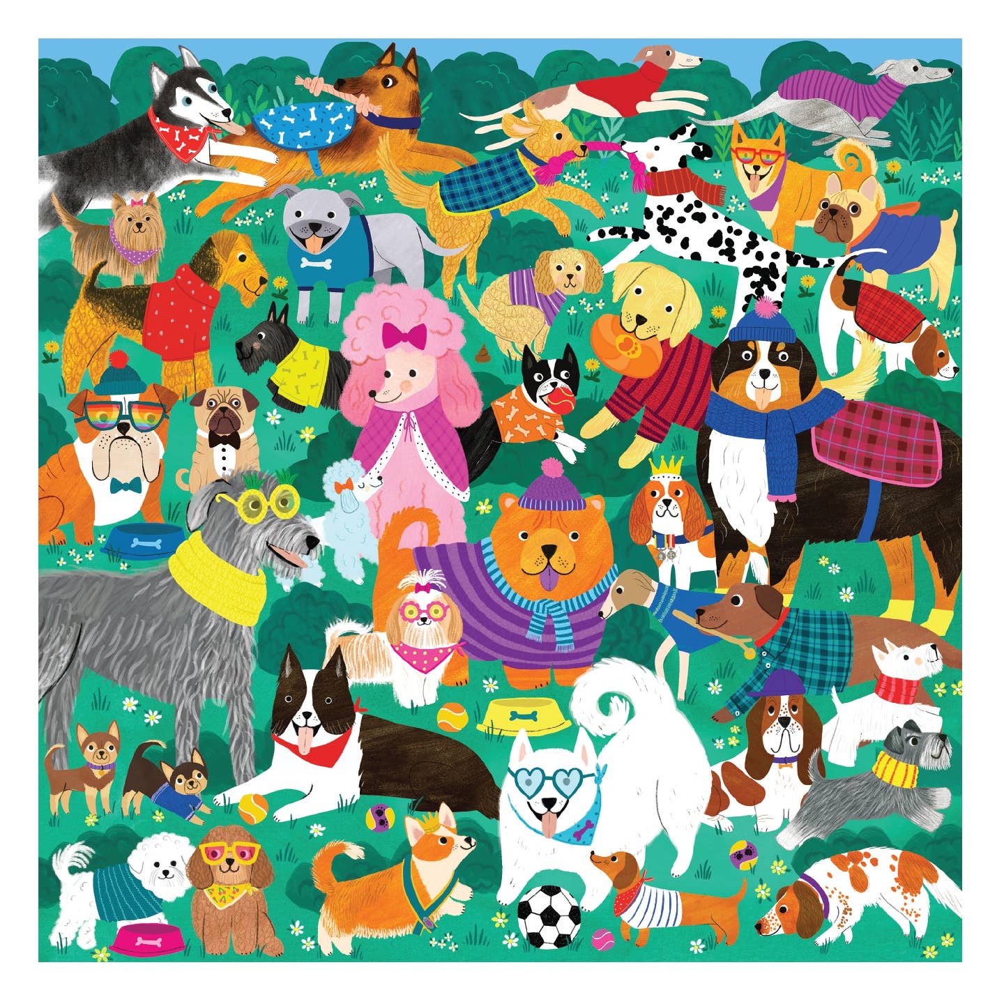 Doggone Days 500 Piece Family Puzzle