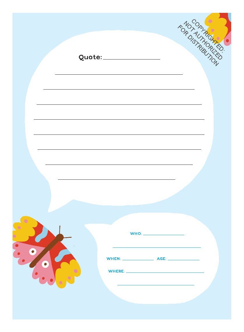 My Quotable Kid - Journal for Parents