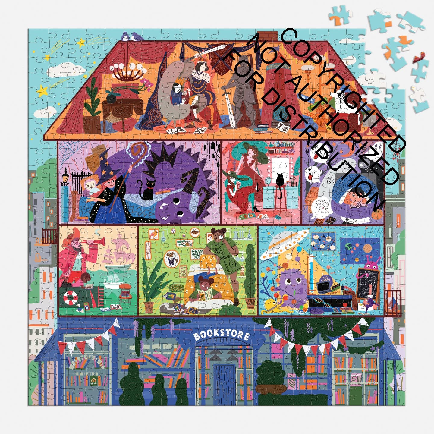 The Magic of Stories 500 Piece Family Puzzle