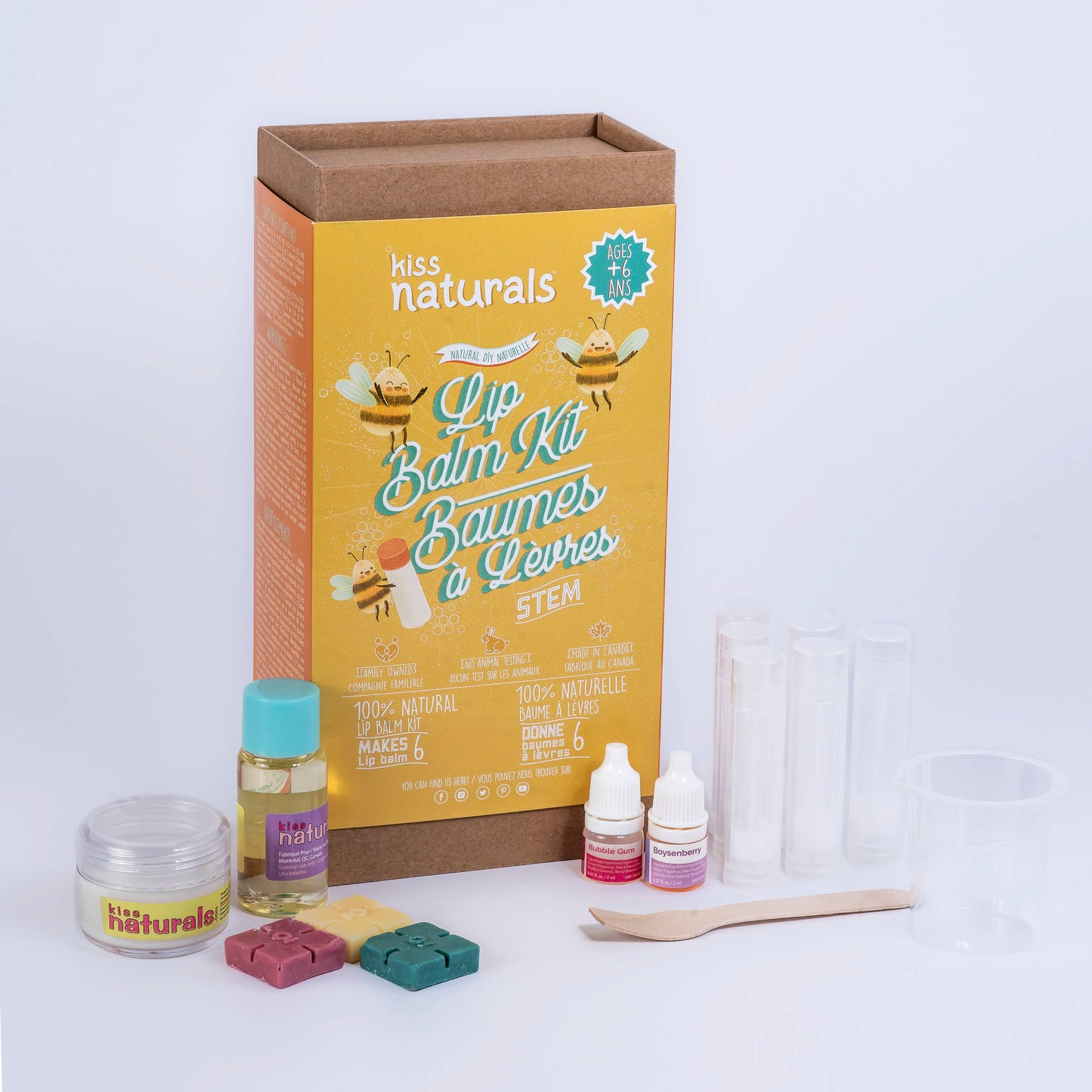 Make Your Own Lip Balm - Kiss Naturals DIY Kits for Kids