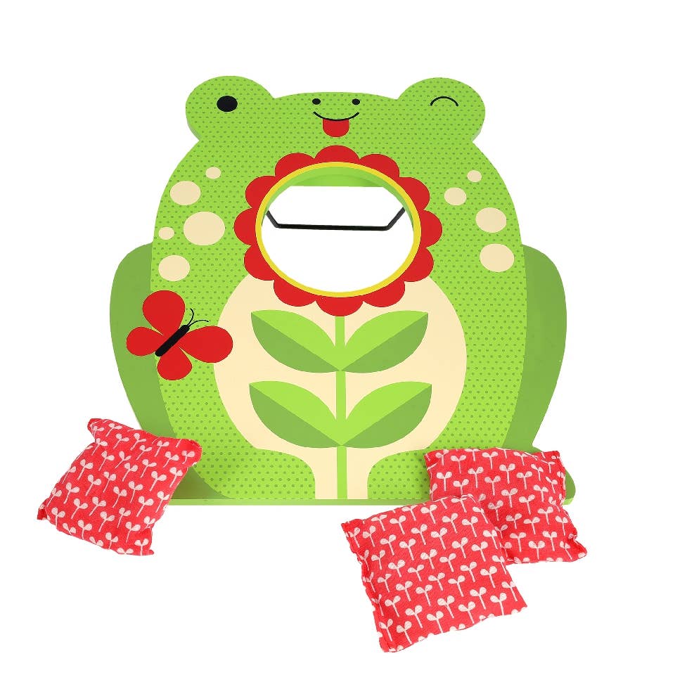 Toadstool Toss Wooden Cornhole Game