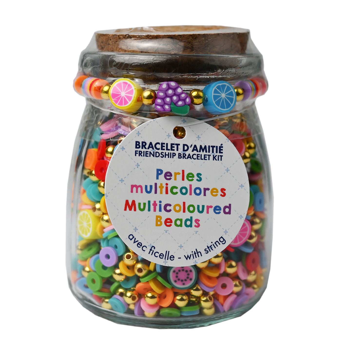 DIY Bead Jar - Multicolour